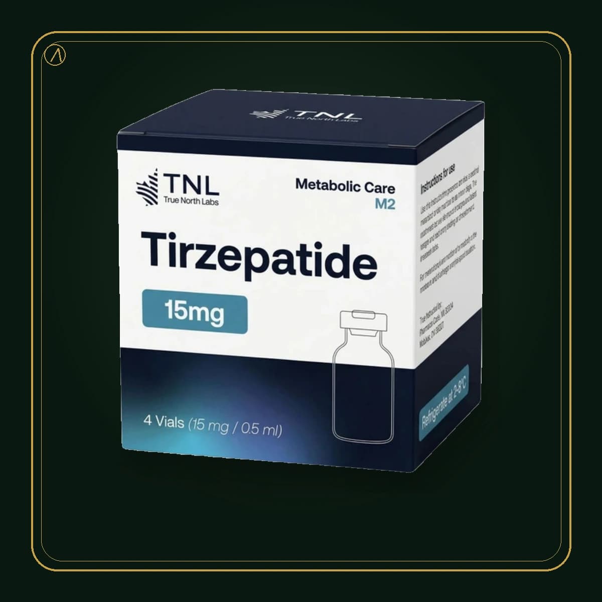 Tirzepatida · TNL X4 60mg disponível no catálogo da Levita Store