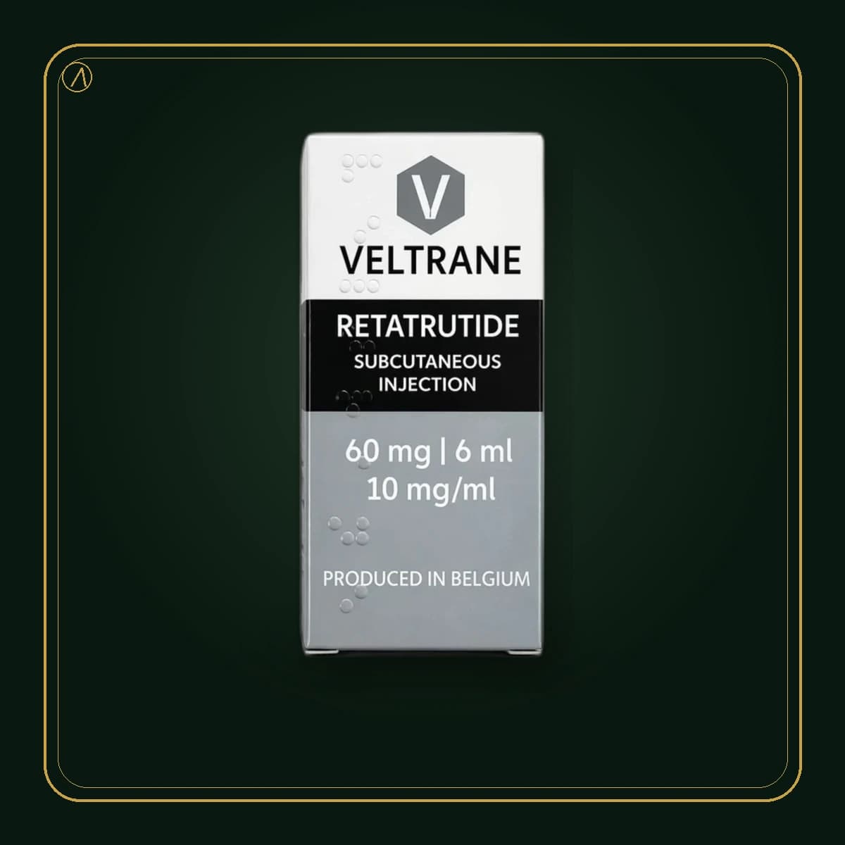 Retatrutida · Veltrane Reta 60 · produto Levita em embalagem premium