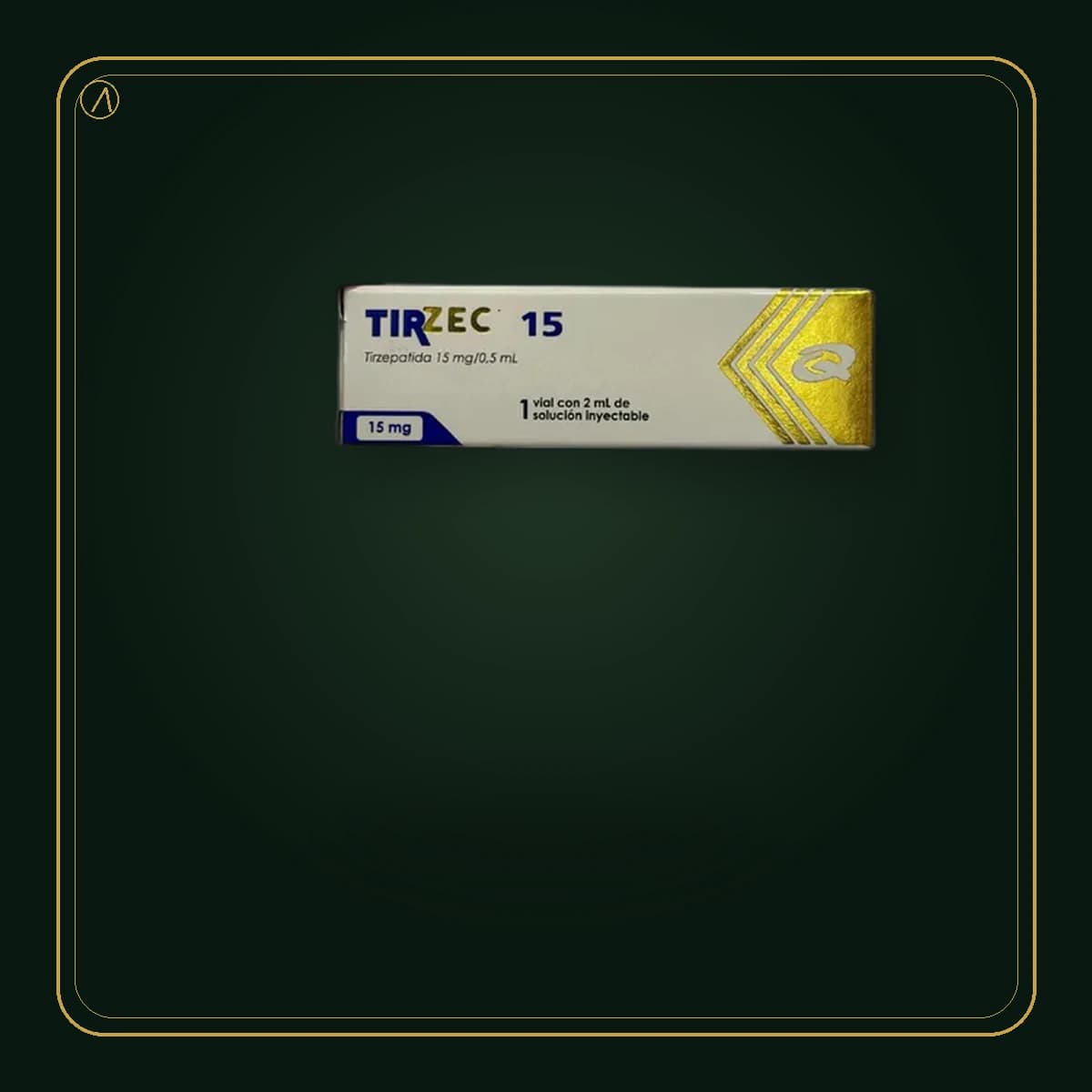 Tirzepatida · Tirzec Frasco · produto Levita em embalagem premium