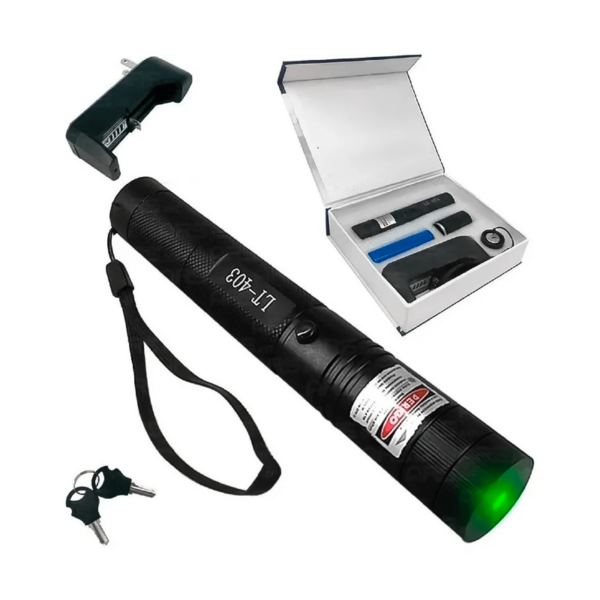 Caneta Laser Pointer 1km Recarregável - LT-403 01