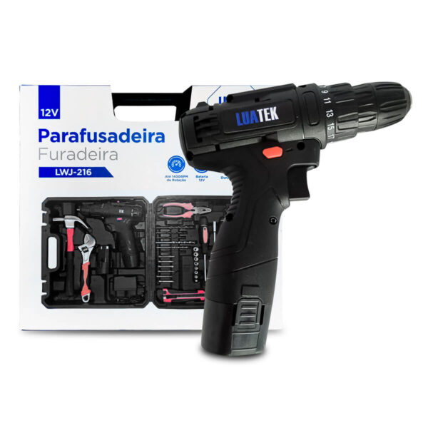 Parafusadeira Furadeira 12V + Kit ferramentas-LWJ-216_00