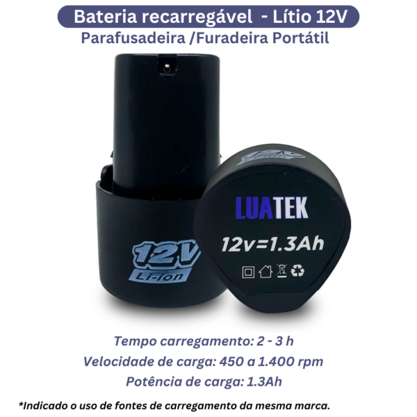 bateria recarregavel Luatek 12v LK-BT12V_01